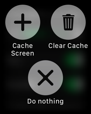 Cache Menu